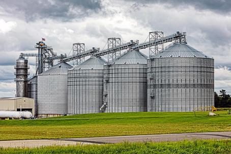 A silo for storing the purposely grown crops, before processing. (Source: © Stuart Monk / stock.adobe.com) A silo for storing the purposely grown crops, before processing. (Source: © Stuart Monk / stock.adobe.com)