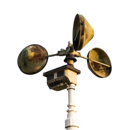 Cup anemometer. (Source: © aireo/ stock.adobe.com) Cup anemometer. (Source: © aireo/ stock.adobe.com)