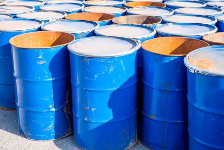 Non-combustible low-level solid waste is often pressed into ordinary 200-liter barrels. If the barrel containing waste is also pressed, the resulting super compact pellet may be then stored in a container and deposited in storage. (Source: © Animaflora PicsStock / stock.adobe.com) Non-combustible low-level solid waste is often pressed into ordinary 200-liter barrels. If the barrel containing waste is also pressed, the resulting super compact pellet may be then stored in a container and deposited in storage. (Source: © Animaflora PicsStock / stock.adobe.com)