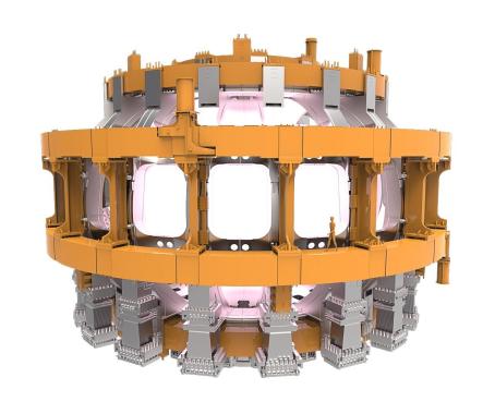 Poloidal field coils with support structures. (Credit © ITER Organization, http://www.iter.org/) Poloidal field coils with support structures. (Credit © ITER Organization, http://www.iter.org/)