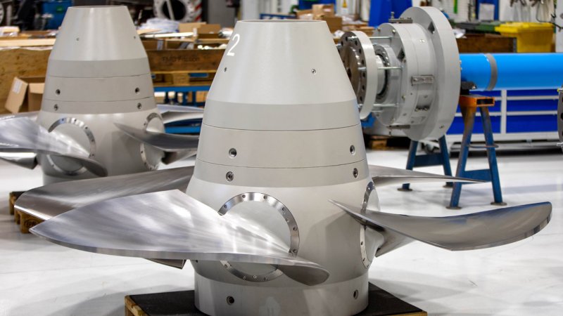 Production of runners of modern Kaplan turbines. (Source: © Markus / stock.adobe.com)